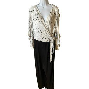 Women's Jumpsuit Cato Est. 1946 Black and White  Size 22/24W